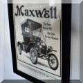 A29. Framed reporduction Maxwell Cars ad. 